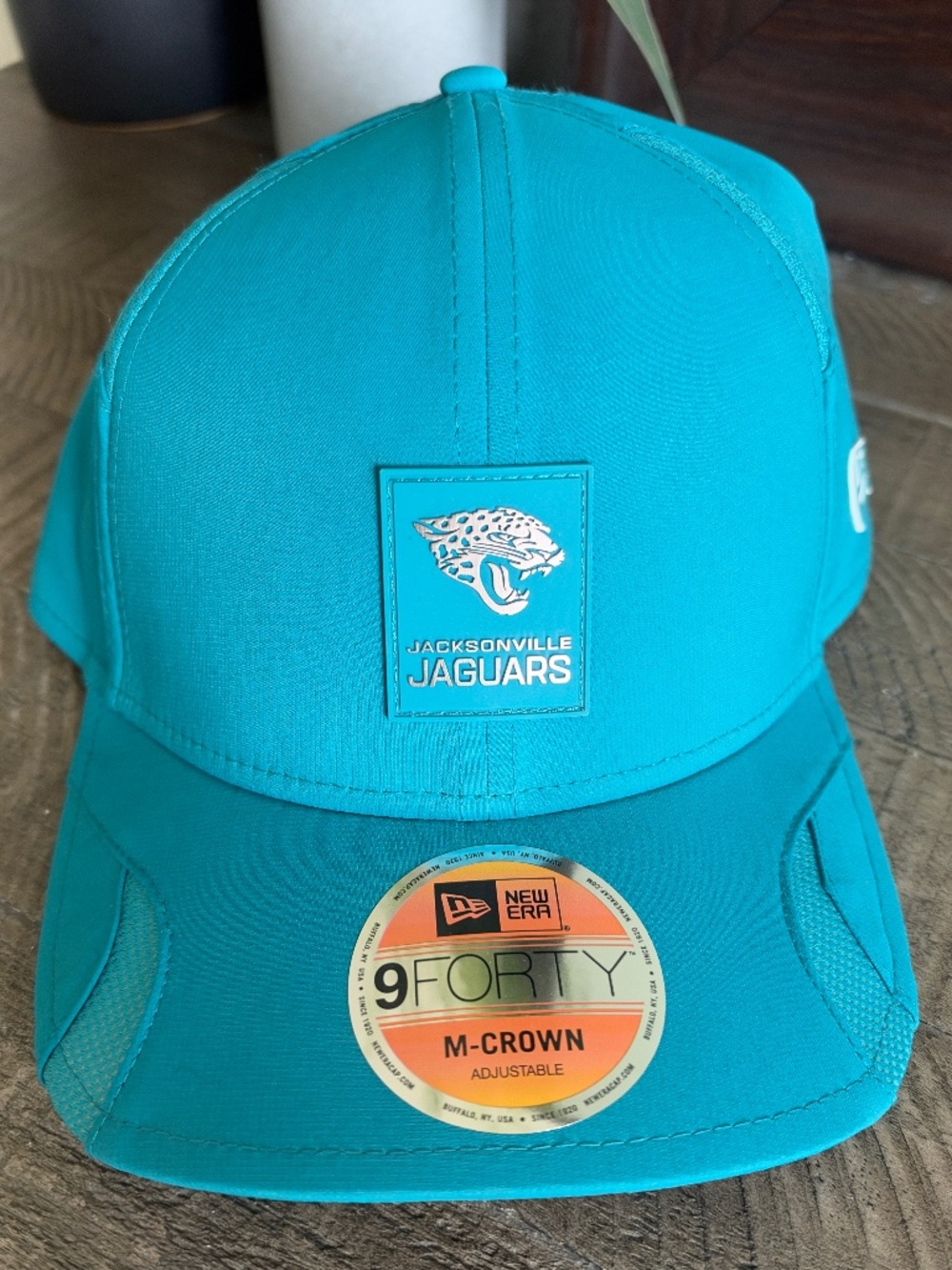 New Era Jacksonville Jaguars Teal 9FORTY M-Crown Performance Hat NWT